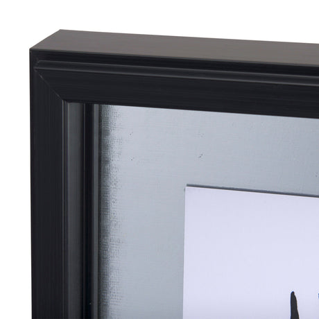 Lines II by Mercana Studio a Hand Embellished Textured Framed Art Print Matted under Glass by Mercana at Eve Furniture