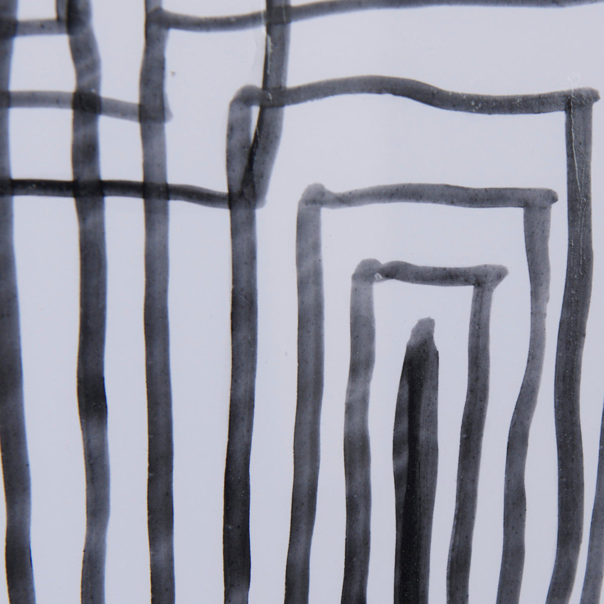 Lines II by Mercana Studio a Hand Embellished Textured Framed Art Print Matted under Glass by Mercana at Eve Furniture