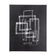 Lines III by Mercana Studio a Hand Embellished Textured Canvas by Mercana at Eve Furniture