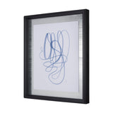 Lines V by Mercana Studio a Hand Embellished Textured Framed Art Print Matted under Glass by Mercana at Eve Furniture