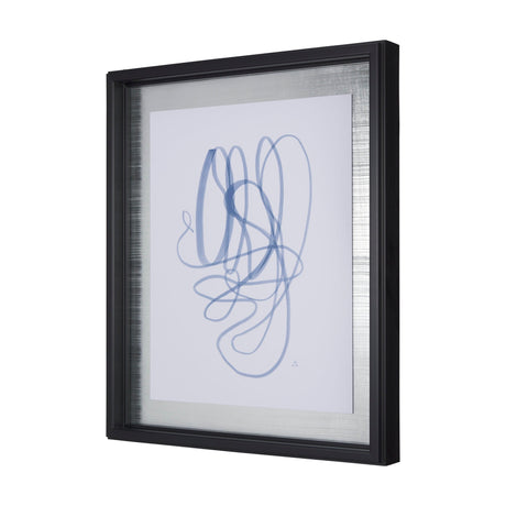 Lines V by Mercana Studio a Hand Embellished Textured Framed Art Print Matted under Glass by Mercana at Eve Furniture