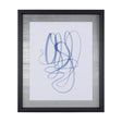 Lines V by Mercana Studio a Hand Embellished Textured Framed Art Print Matted under Glass by Mercana at Eve Furniture