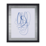 Lines V by Mercana Studio a Hand Embellished Textured Framed Art Print Matted under Glass by Mercana at Eve Furniture