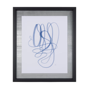 Lines V by Mercana Studio a Hand Embellished Textured Framed Art Print Matted under Glass by Mercana at Eve Furniture