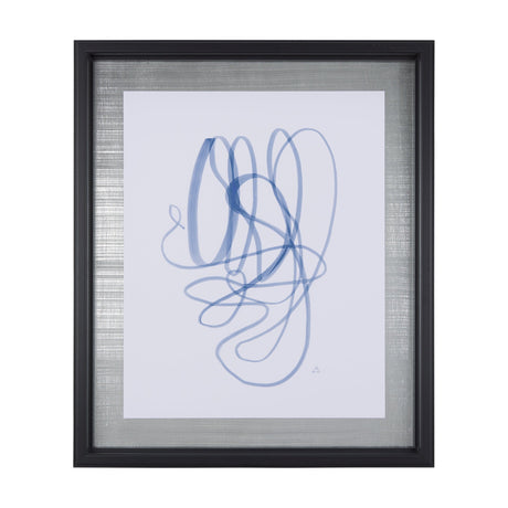 Lines V by Mercana Studio a Hand Embellished Textured Framed Art Print Matted under Glass by Mercana at Eve Furniture