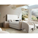 Link Elite Ivory Fabric Accent Arm Chair by Diamond Sofa at Eve Furniture