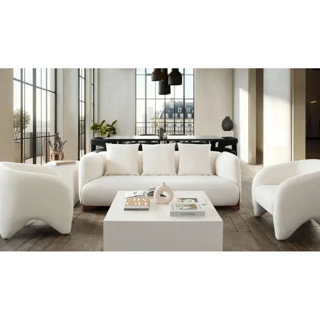 Link Elite Ivory Fabric Accent Arm Chair by Diamond Sofa at Eve Furniture