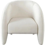 Link Elite Ivory Fabric Accent Arm Chair by Diamond Sofa at Eve Furniture