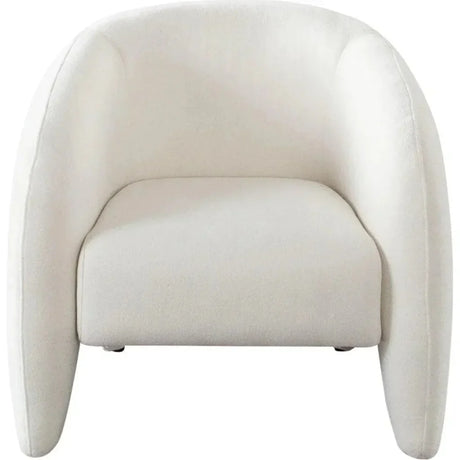 Link Elite Ivory Fabric Accent Arm Chair by Diamond Sofa at Eve Furniture