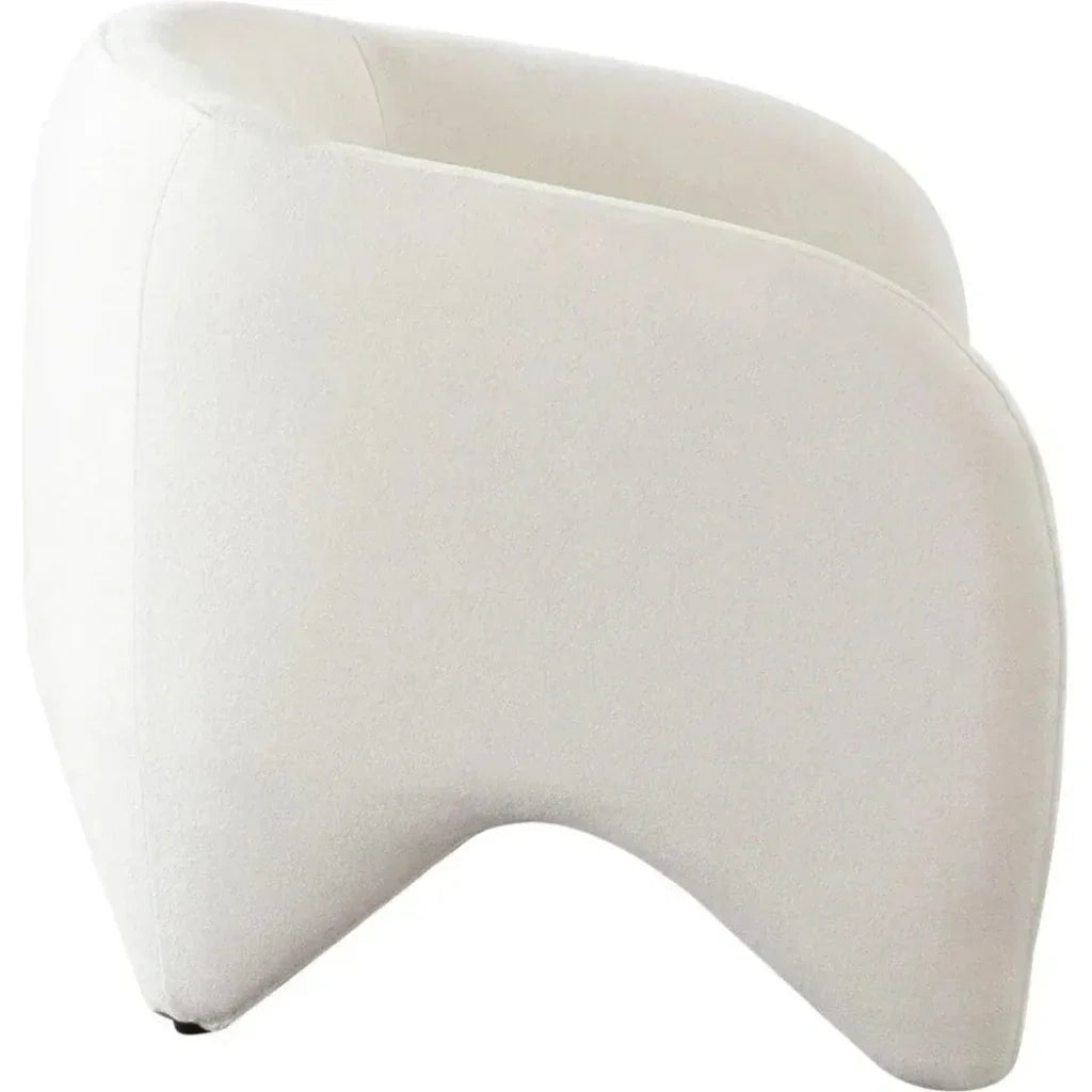 Link Elite Ivory Fabric Accent Arm Chair by Diamond Sofa at Eve Furniture