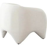 Link Elite Ivory Fabric Accent Arm Chair by Diamond Sofa at Eve Furniture