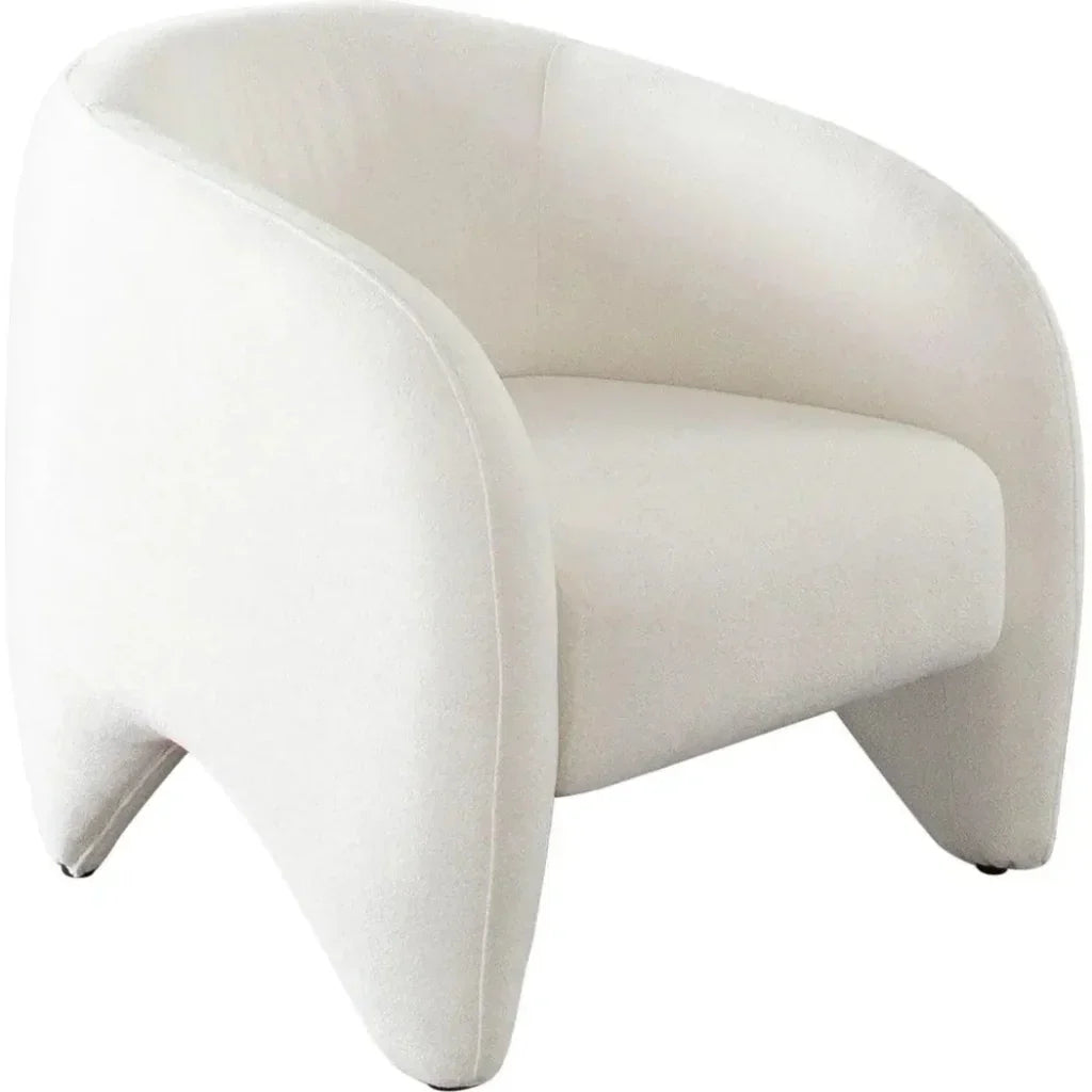 Link Elite Ivory Fabric Accent Arm Chair by Diamond Sofa at Eve Furniture