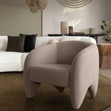 Link Mink Performance Velvet Accent Chair by Diamond Sofa at Eve Furniture
