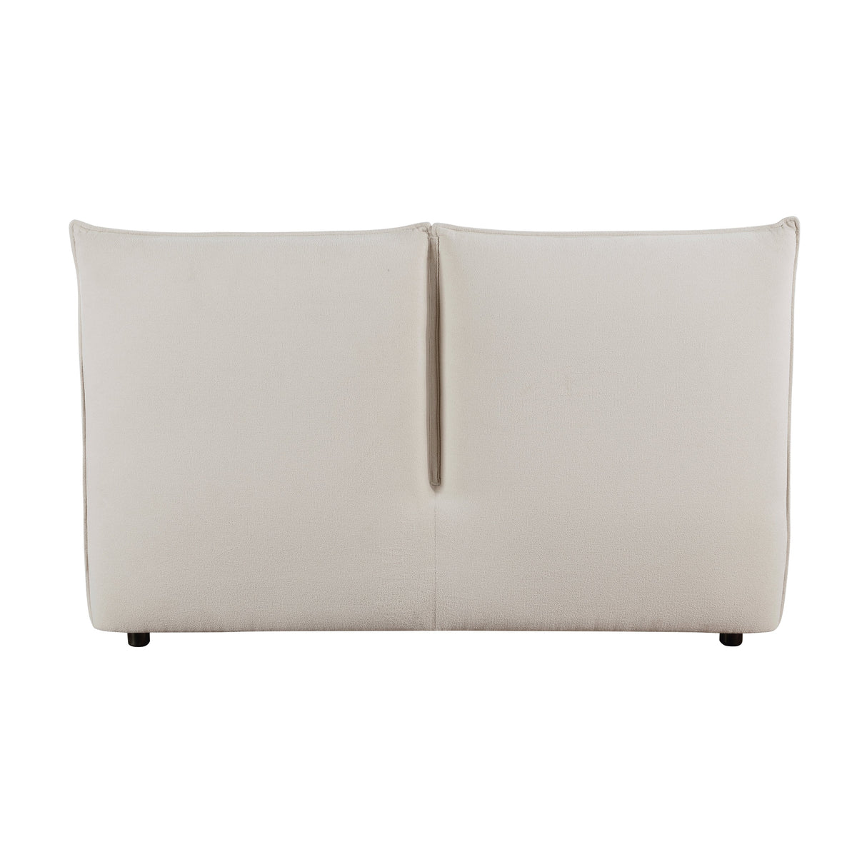 Linna Beige California King Upholstered Platform Bed by Homelegance at Eve Furniture