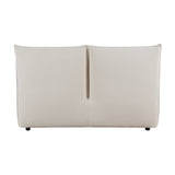 Linna Beige California King Upholstered Platform Bed by Homelegance at Eve Furniture