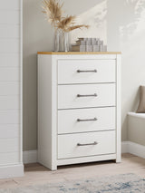 Linnocreek Two-tone Chest of Drawers