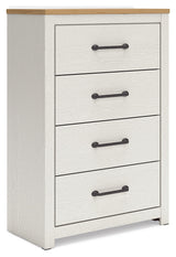 Linnocreek Two-tone Chest of Drawers