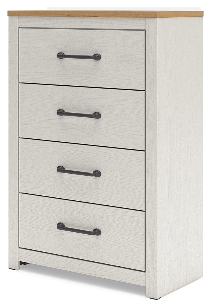 Linnocreek Two-tone Chest of Drawers