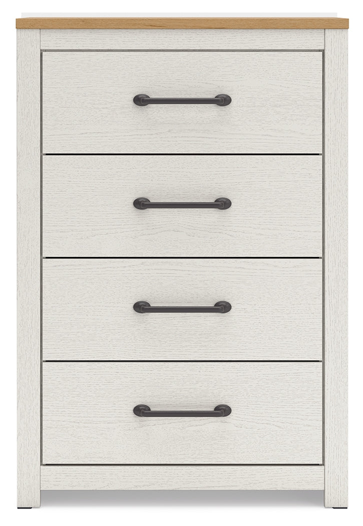 Linnocreek Two-tone Chest of Drawers