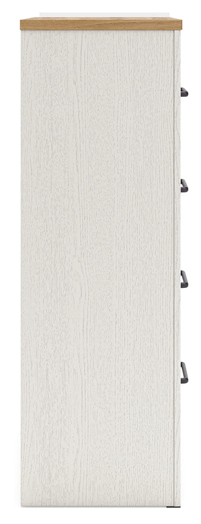 Linnocreek Two-tone Chest of Drawers