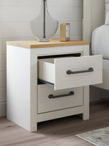 Linnocreek Two-tone Nightstand