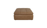 Lino Ottoman Tan Leather by Moe's Home at Eve Furniture