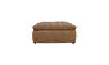 Lino Ottoman Tan Leather by Moe's Home at Eve Furniture