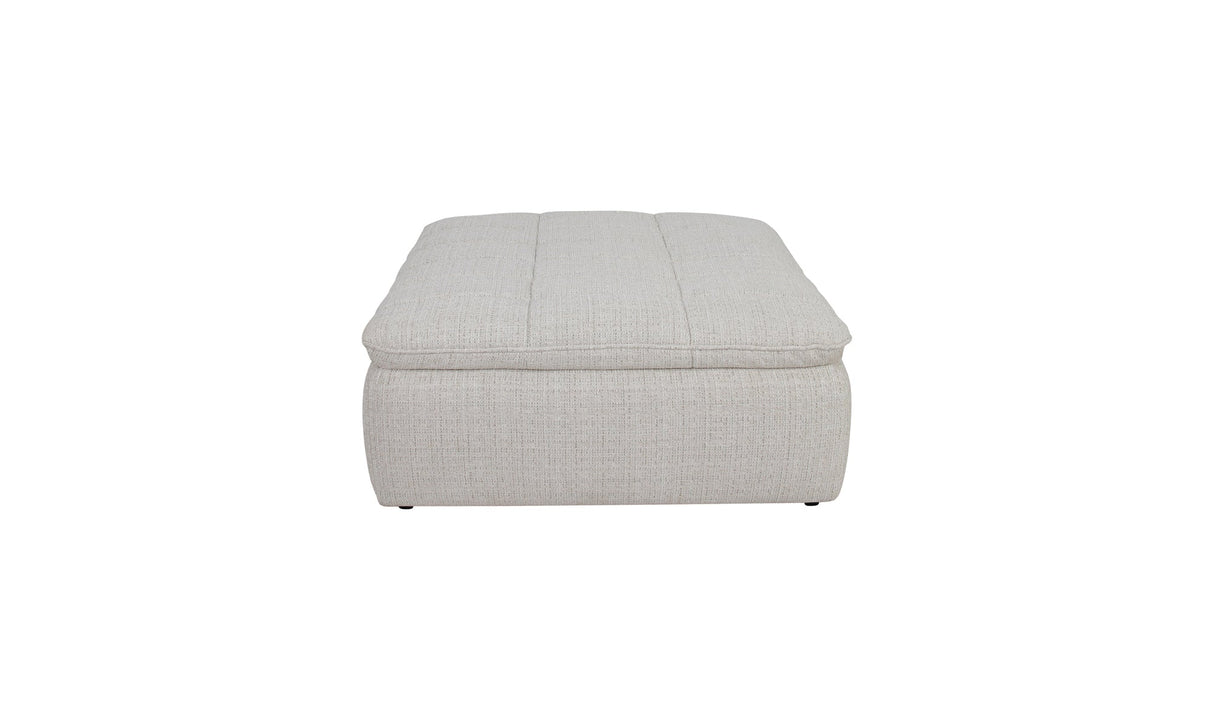 Lino Ottoman Textured Oat by Moe's Home at Eve Furniture