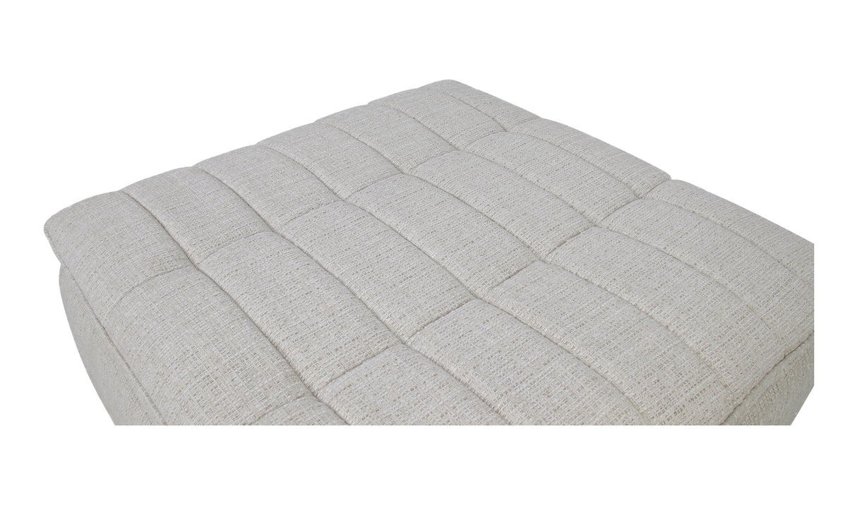 Lino Ottoman Textured Oat by Moe's Home at Eve Furniture