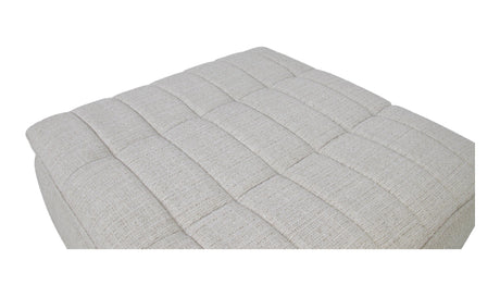 Lino Ottoman Textured Oat by Moe's Home at Eve Furniture