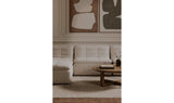 Lino Ottoman Textured Oat by Moe's Home at Eve Furniture