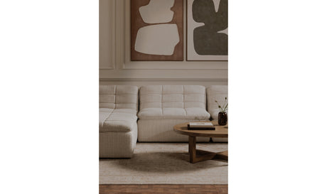 Lino Ottoman Textured Oat by Moe's Home at Eve Furniture