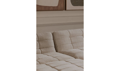 Lino Ottoman Textured Oat by Moe's Home at Eve Furniture