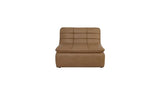 Lino Slipper Chair Tan Leather by Moe's Home at Eve Furniture