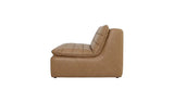 Lino Slipper Chair Tan Leather by Moe's Home at Eve Furniture
