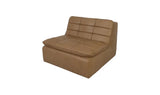 Lino Slipper Chair Tan Leather by Moe's Home at Eve Furniture