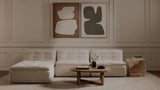 Lino Slipper Chair Textured Oat by Moe's Home at Eve Furniture