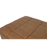 Lino Tan Leather Ottoman by Moe's Home at Eve Furniture