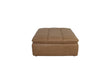 Lino Tan Leather Ottoman by Moe's Home at Eve Furniture