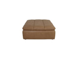 Lino Tan Leather Ottoman by Moe's Home at Eve Furniture