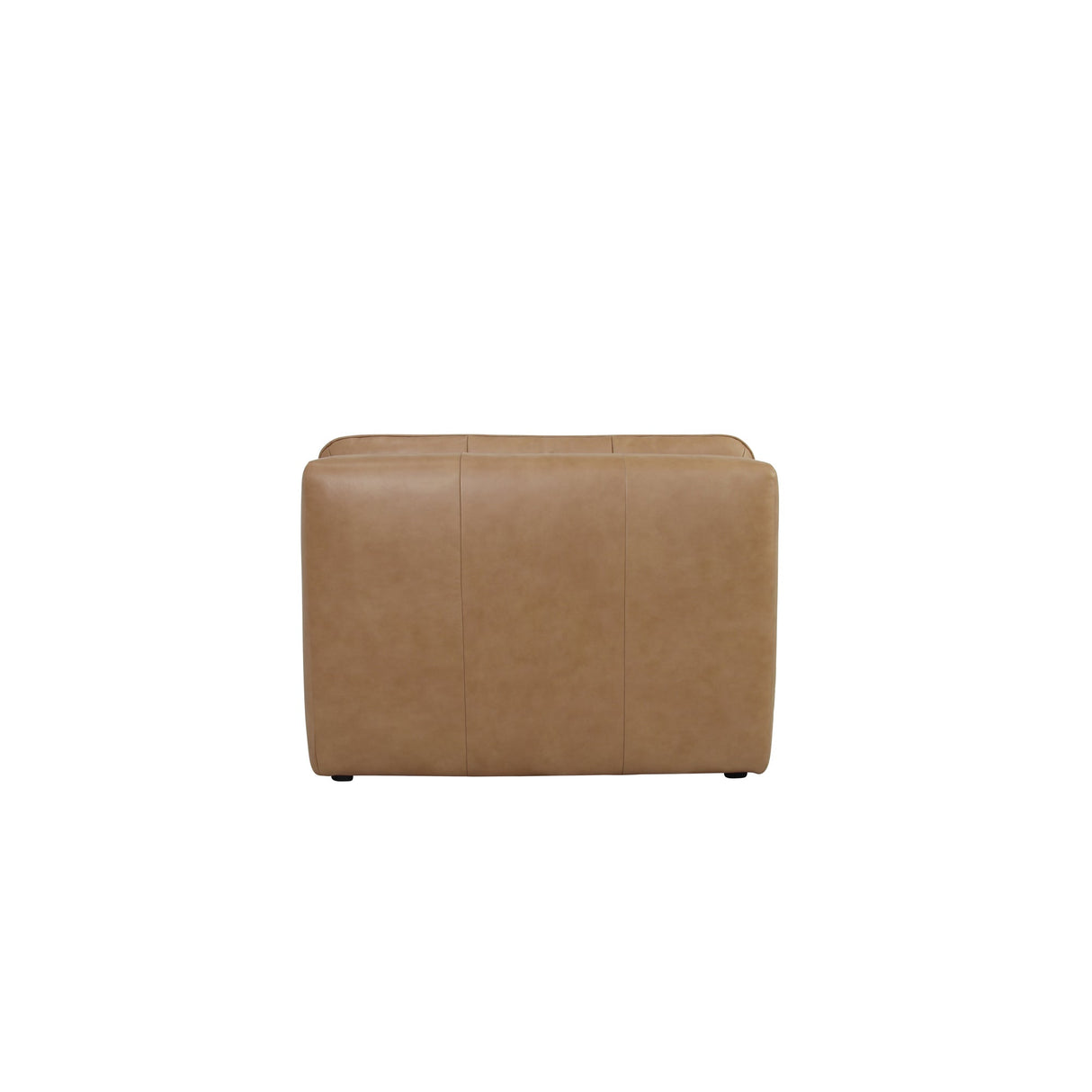 Lino Tan Leather Slipper Chair by Moe's Home at Eve Furniture