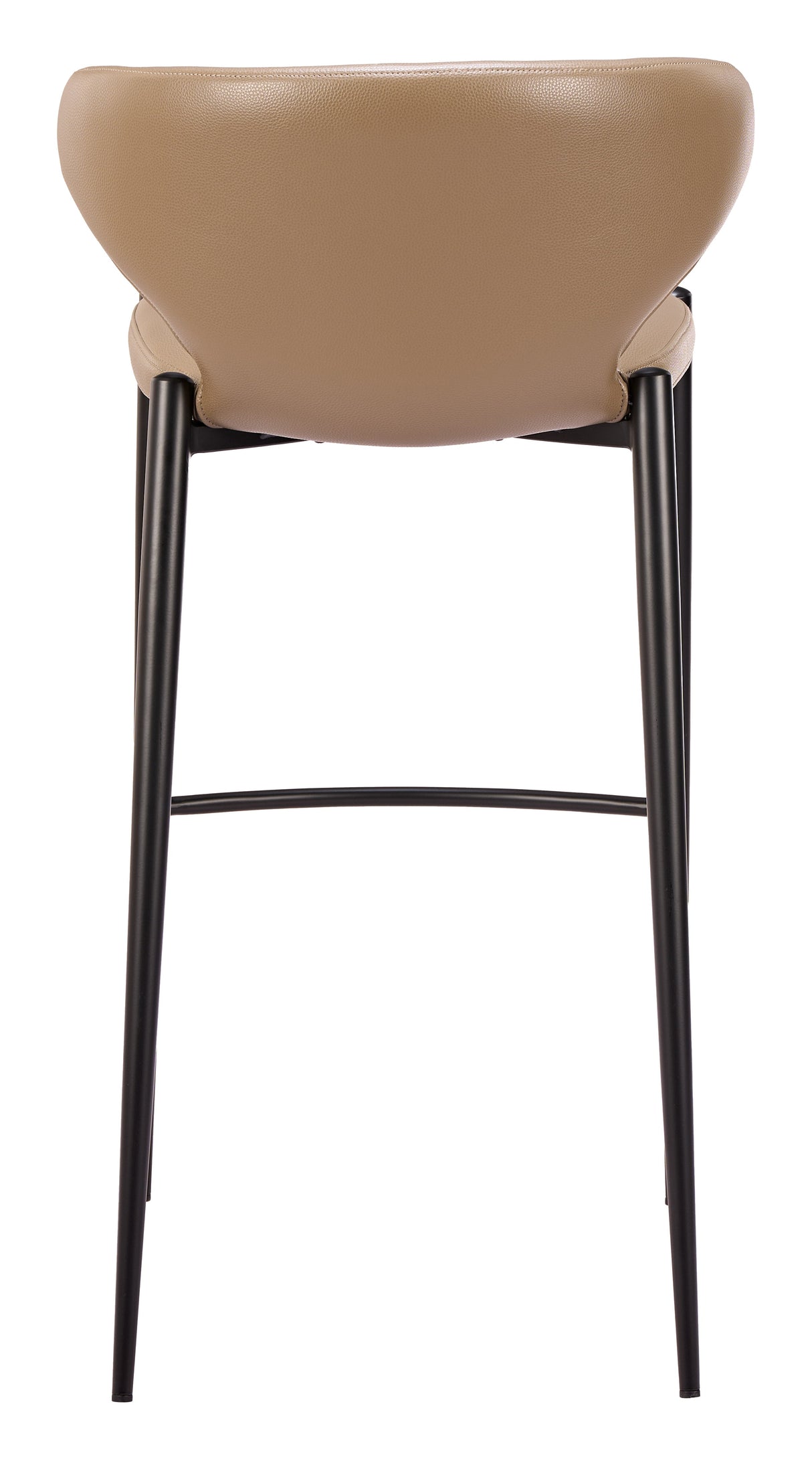 Lino Taupe Barstool (Set of 2) by Zuomod at Eve Furniture