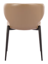 Lino Taupe Dining Chair (Set of 2) by Zuomod at Eve Furniture