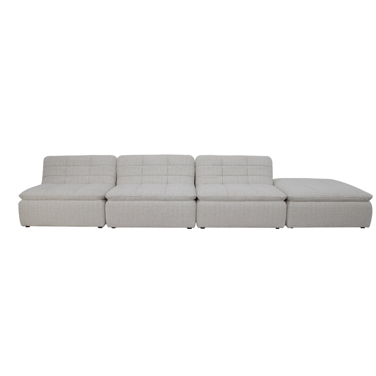 Lino Textured Oat Lounge Modular Sectional by MOES at Eve Furniture