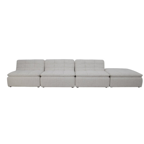 Lino Textured Oat Lounge Modular Sectional by MOES at Eve Furniture