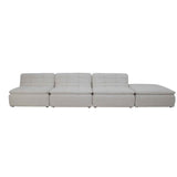 Lino Textured Oat Lounge Modular Sectional by Moe's Home at Eve Furniture
