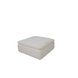 Lino Textured Oat Ottoman by Moe's Home at Eve Furniture