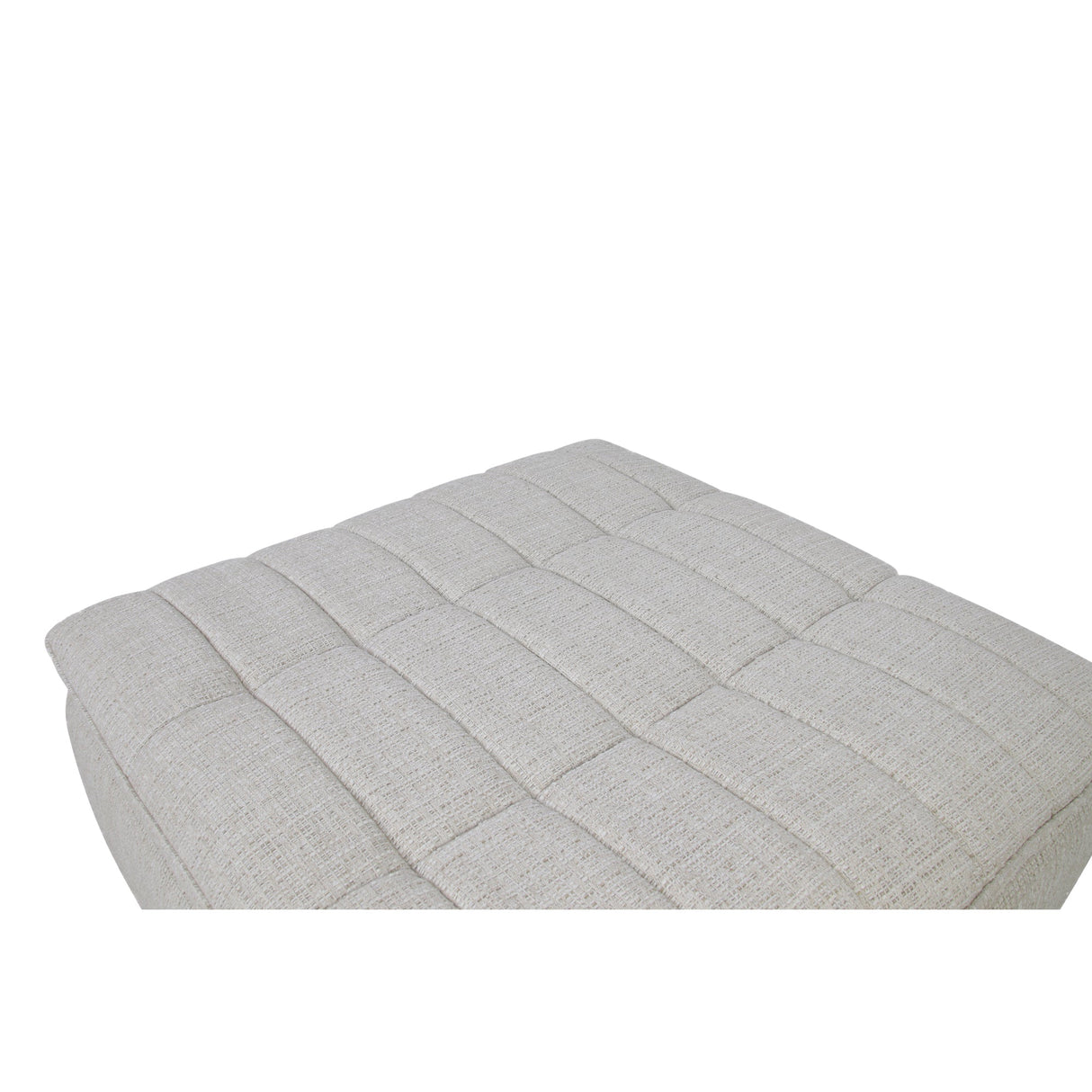 Lino Textured Oat Ottoman by Moe's Home at Eve Furniture
