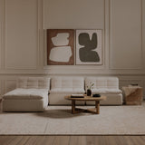 Lino Textured Oat Slipper Chair by Moe's Home at Eve Furniture