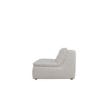 Lino Textured Oat Slipper Chair by Moe's Home at Eve Furniture